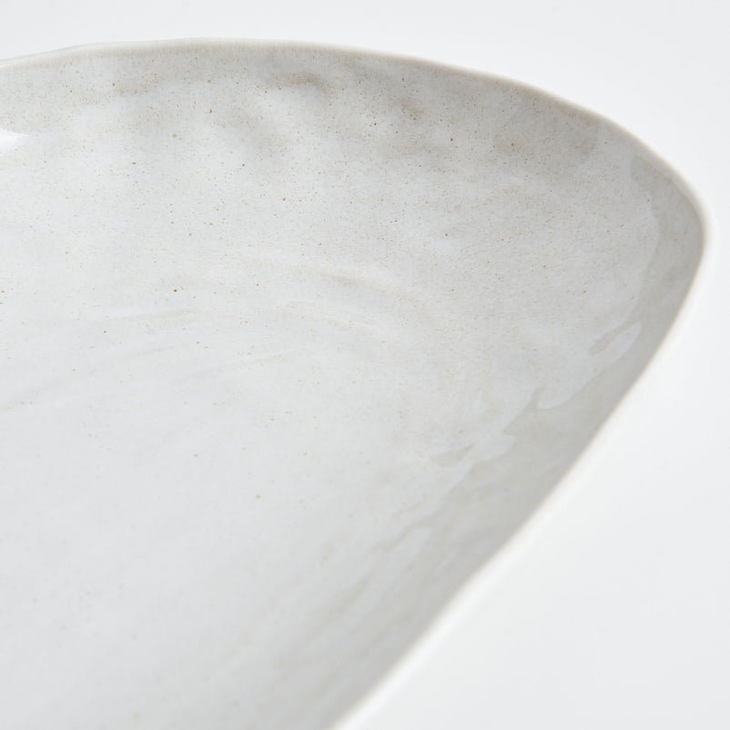MEZOLIT Platou servire, porțelan, L.34cm
