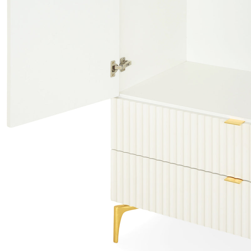 WAVE Dulap copii, 2 uși, 2 sertare