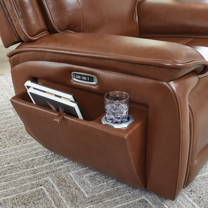 CRAWFORD Fotoliu, recliner electric, piele