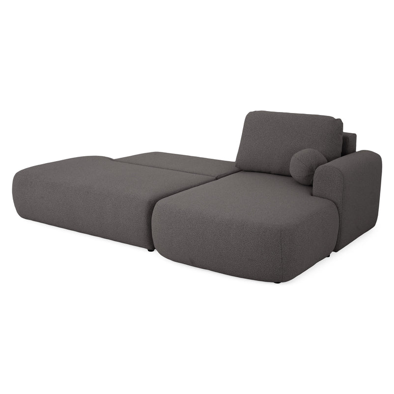 LAON Colțar extensibil, șezlong stânga/dreapta și ladă depozitare, stofă