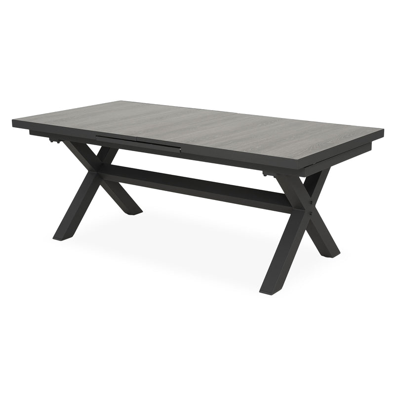TUSCANY Set mobilier terasă/grădină, 8 scaune și masă extensibilă
