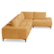 KARSTON Colțar cu șezlong stânga/dreapta, recliner electric, stofă