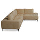 KARSTON Colțar cu șezlong stânga/dreapta, recliner electric, stofă