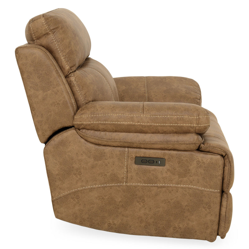 BRISBANE Fotoliu, recliner electric și mecanism tetieră, stofă