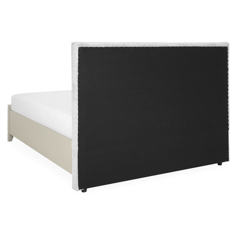 NORMAN Pat tapițat, 180x200cm, somieră și 2 sertare incluse