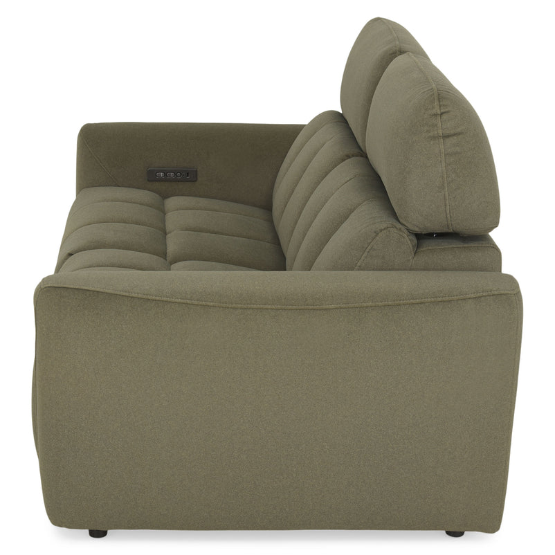 WISNER Canapea 2 locuri, 2 reclinere electrice, mecanism electric tetiere, stofă