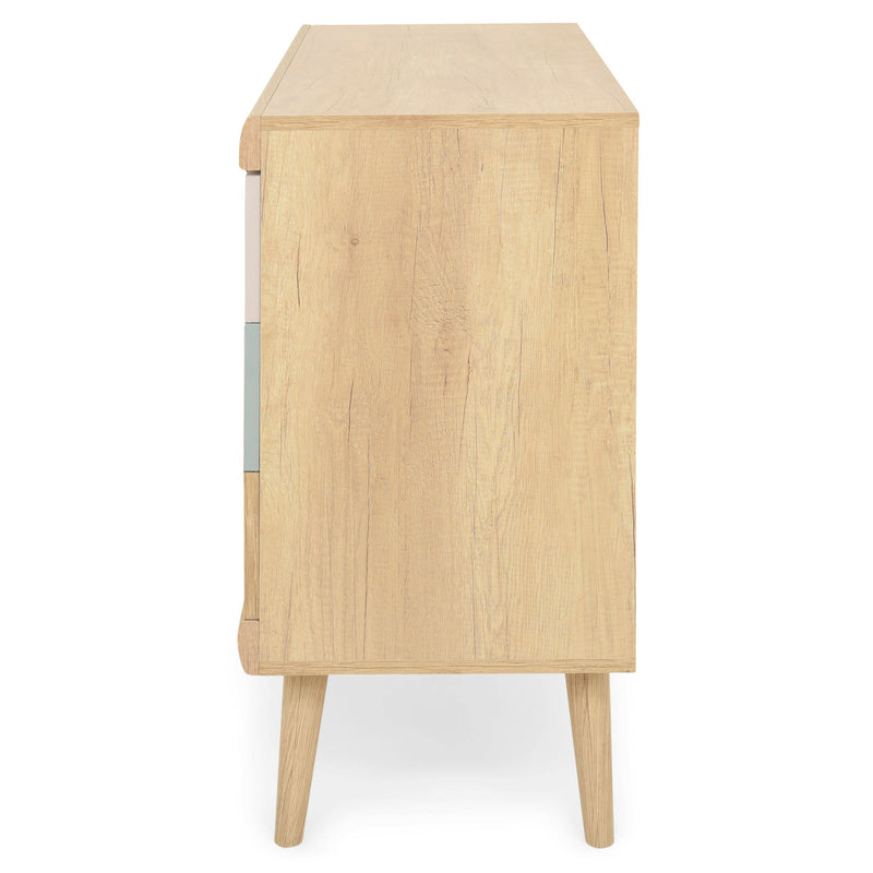 TALLINN Comodă 1 ușă, 3 sertare