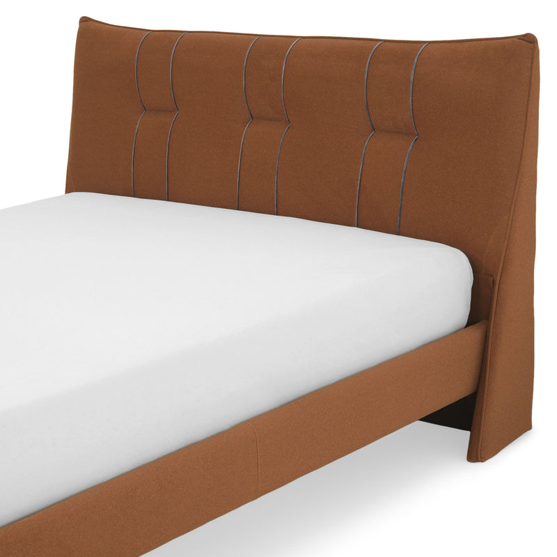 LARWIN Pat tapițat, 160x200cm, somieră inclusă