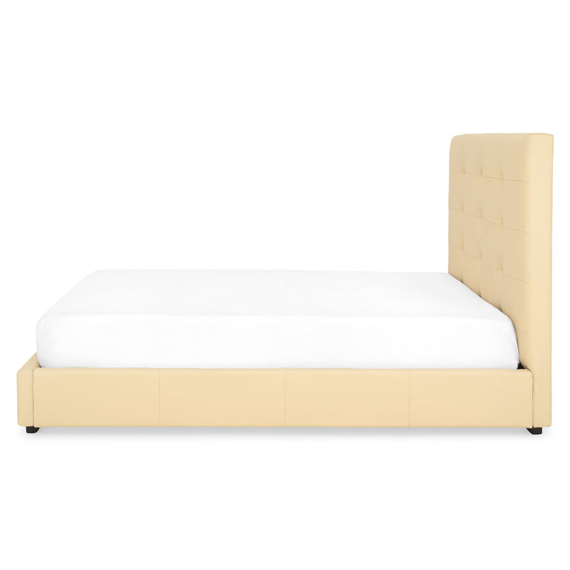 PATIO Pat tapițat, 160x200cm, somieră și ladă depozitare incluse