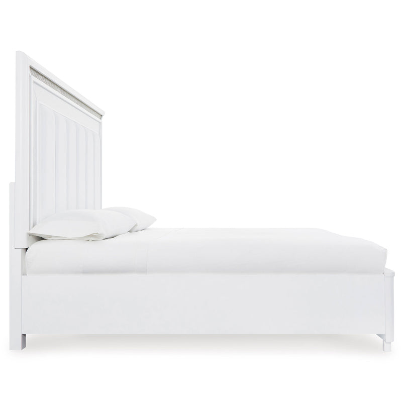HOLLYWOOD Pat king size, 194x204cm, somieră și LED incluse