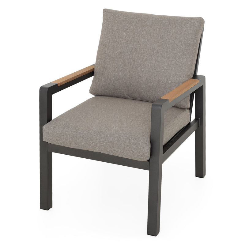 TREINTA Set mobilier terasă/grădină, canapea, 2 scaune și măsuță