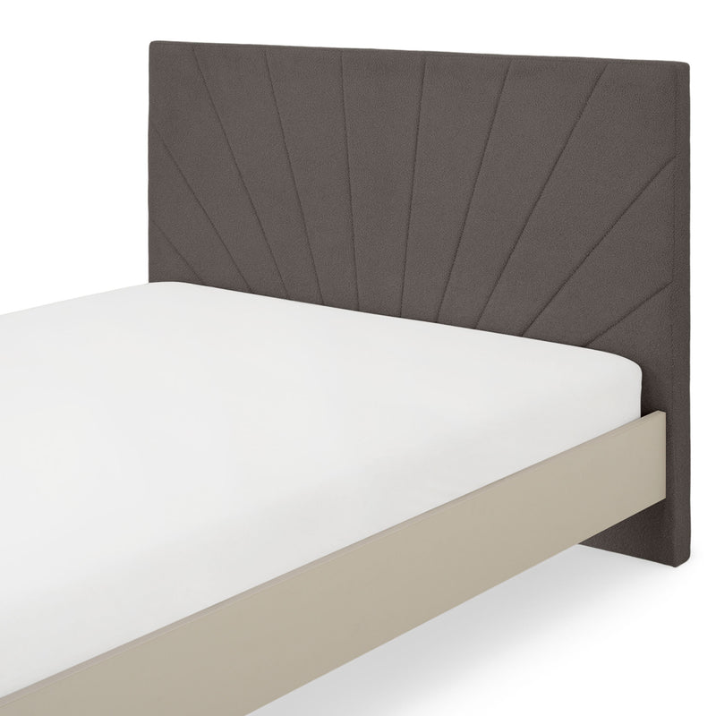 RING Pat cu tăblie tapițată 160x200cm, somieră inclusă