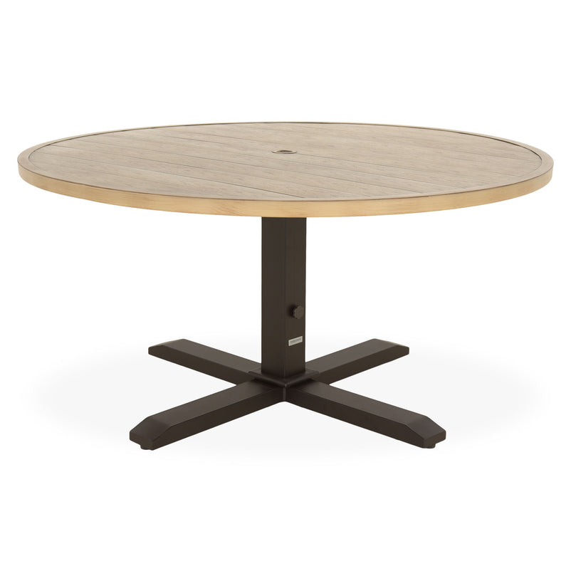 LUCAS Set mobilier terasă/grădină, 6 scaune și masă