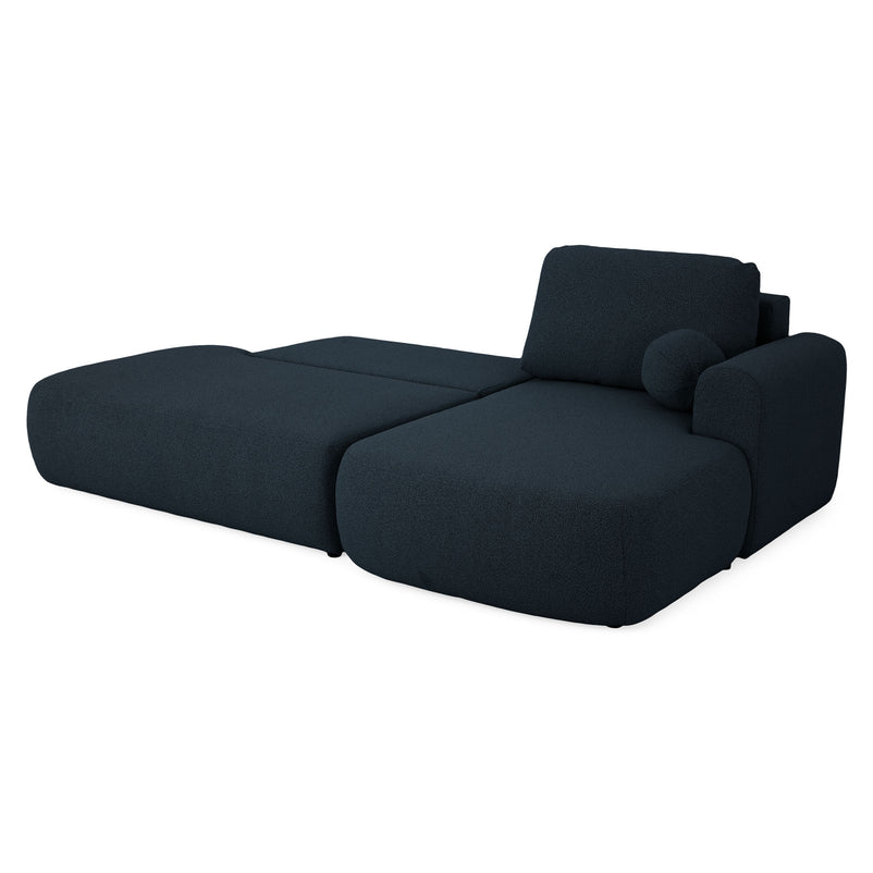 LAON Colțar extensibil, șezlong stânga/dreapta și ladă depozitare, stofă