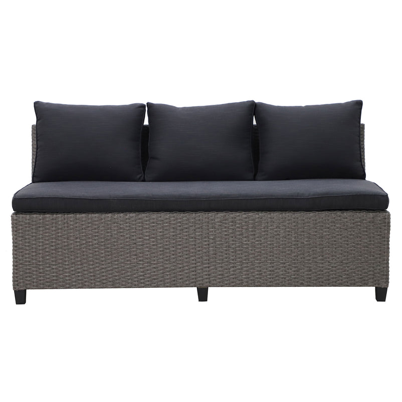 BAXTER Set mobilier terasă/grădină, colțar și masă