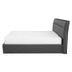 CORTLAND Pat tapițat, 180x200cm, somieră rabatabilă și ladă depozitare incluse