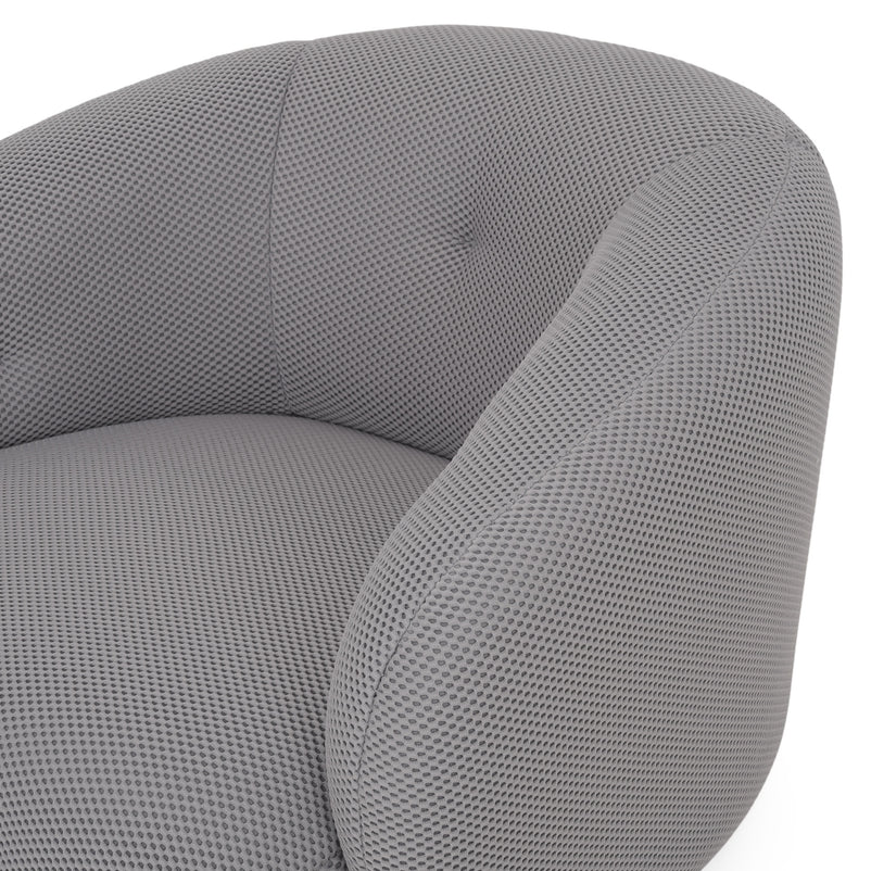 BARTOW Fotoliu rotativ, stofă