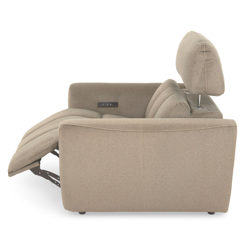 WISNER Fotoliu, recliner electric, mecanism electric tetieră, stofă