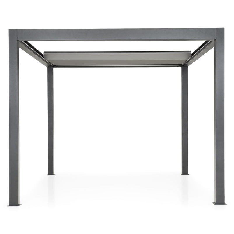 ROSARIO Pergolă bioclimatică motorizată cu acoperiș retractabil