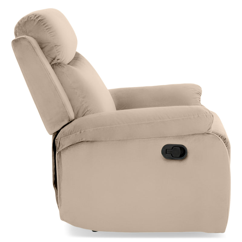 LOUIS XL Fotoliu cu recliner manual, stofă