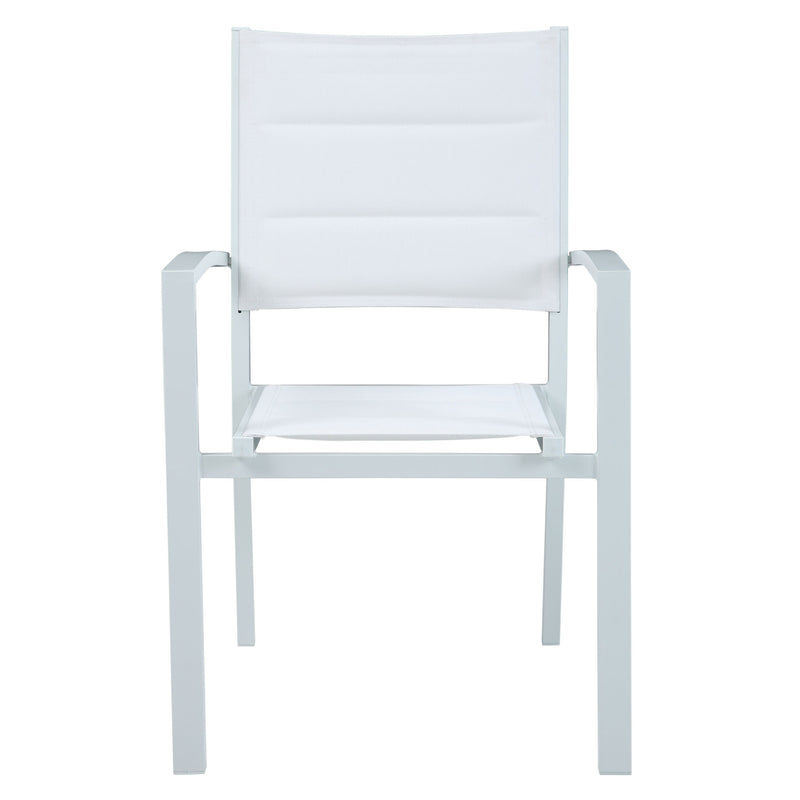 DRESDEN Set mobilier terasă/grădină, 4 scaune și masă extensibilă