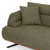 ODENSE Canapea 2 locuri, 2 perne decorative și consolă incluse, stofă