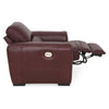 LISMORE Fotoliu cu recliner electric, piele