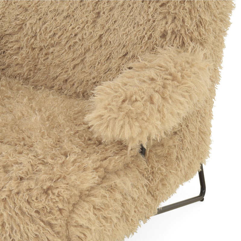 ATKA Fotoliu, imitație blană