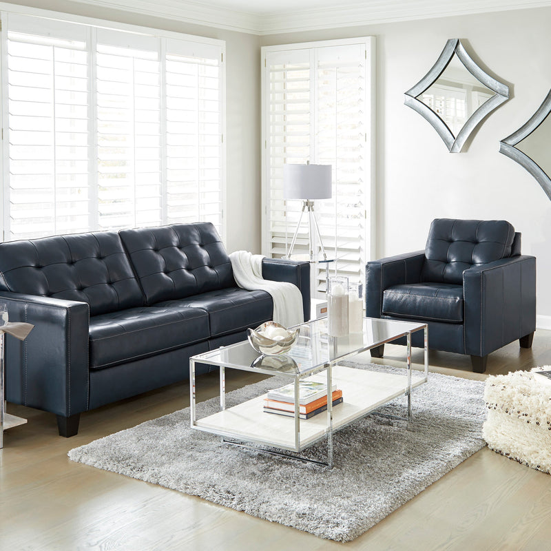 NESTOR Fotoliu, imitație piele - Articol resigilat