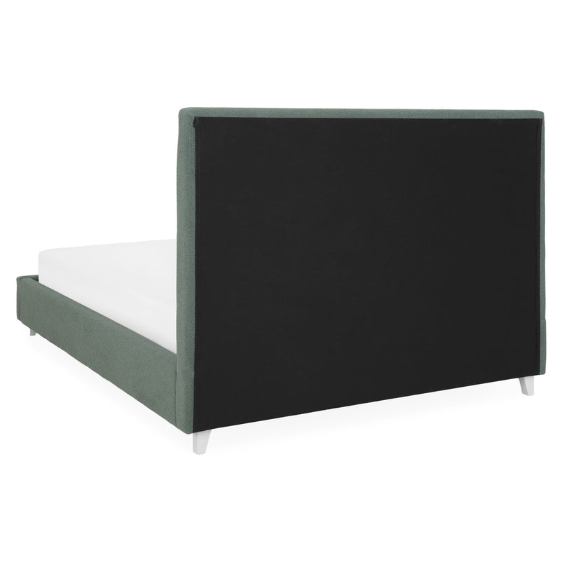KOLLE Pat tapițat, 160x200cm, somieră și ladă depozitare incluse