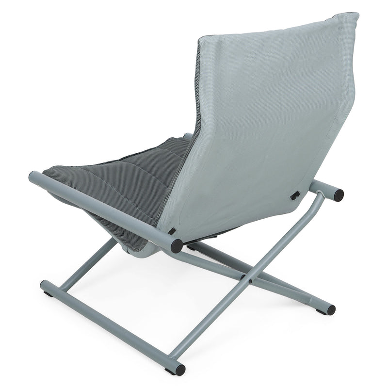 TELAVI Set mobilier terasă/grădină, fotoliu și taburet