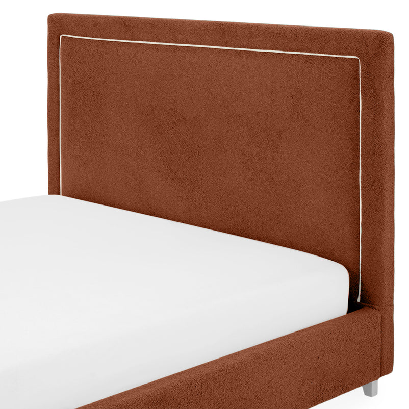 KOLLE Pat tapițat, 160x200cm, somieră și ladă depozitare incluse