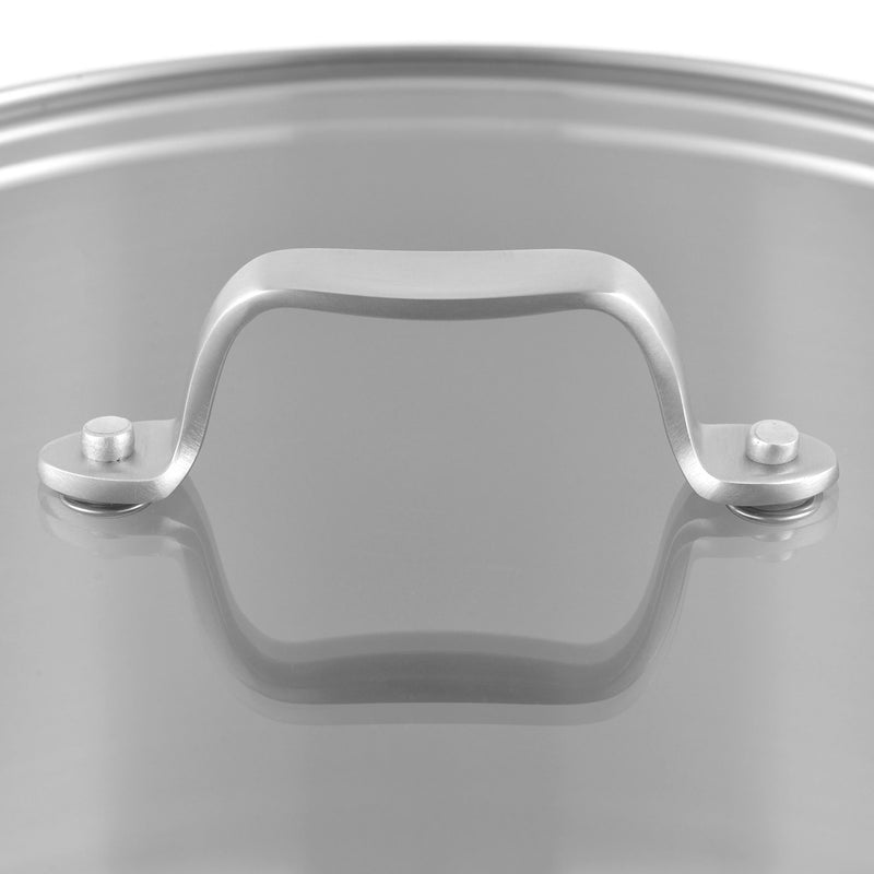 MAUVIEL Oală cu mânere și capac, inox