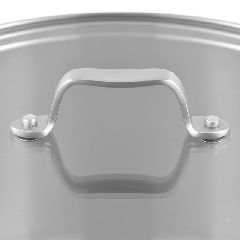 MAUVIEL Oală cu mânere și capac, inox