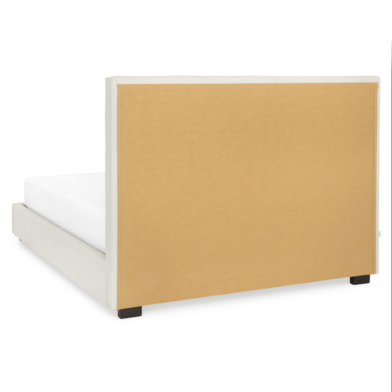 KAITLIN Pat tapițat, 160x200cm, somieră și ladă depozitare incluse