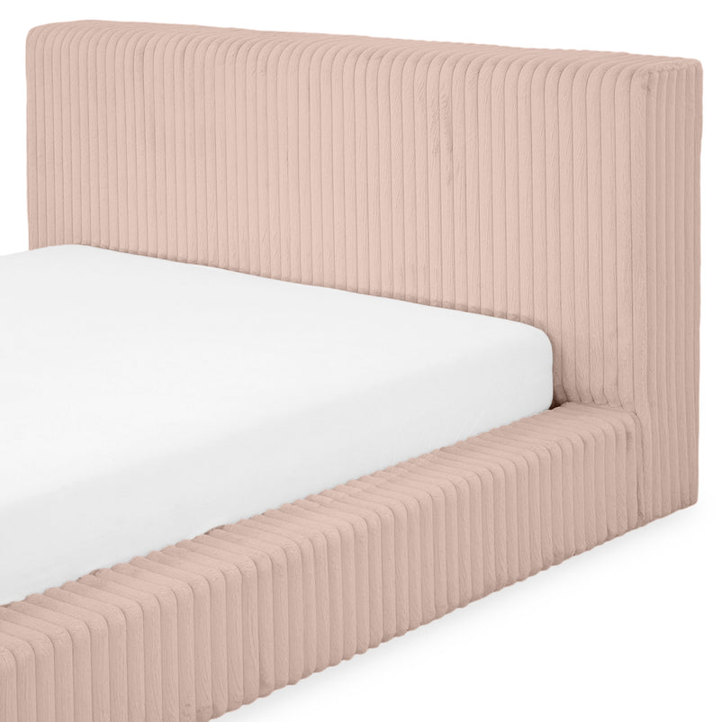 NORDEND Pat tapițat, 160x200cm, somieră rabatabilă și ladă incluse