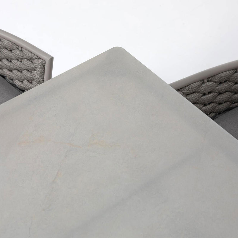 CALOOCAN Set mobilier terasă/grădină, 4 scaune și masă