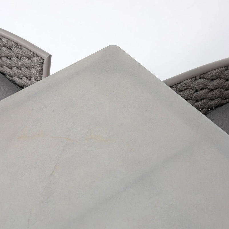 CALOOCAN Set mobilier terasă/grădină, 4 scaune și masă