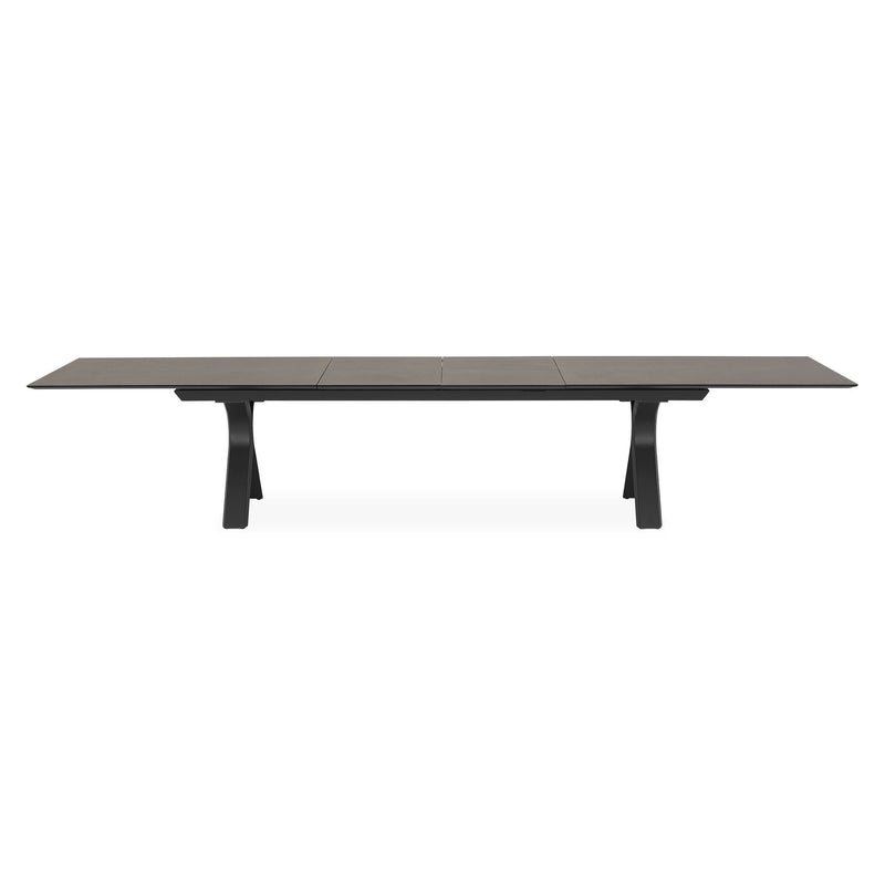 CARSON/BARI Set mobilier terasă/grădină, 8 scaune și masă extensibilă