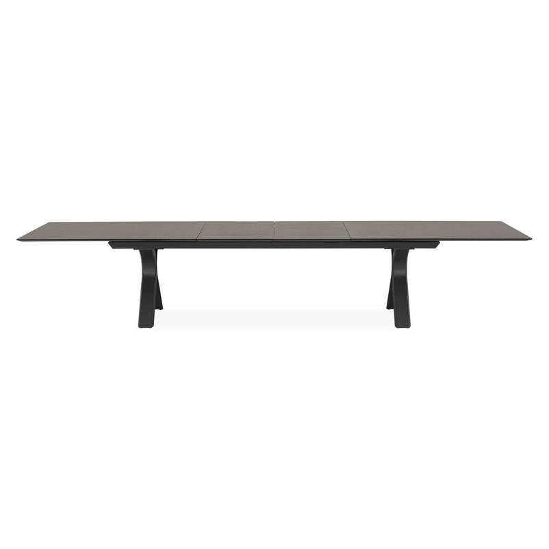 CARSON/BARI Set mobilier terasă/grădină, 8 scaune și masă extensibilă