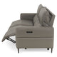 LASHIO Canapea 3 locuri, 2 reclinere electrice, mecanism tetiere, piele
