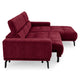 MALTA Colțar extensibil șezut culisant cu șezlong stânga/dreapta, mecanism tetiere, stofă