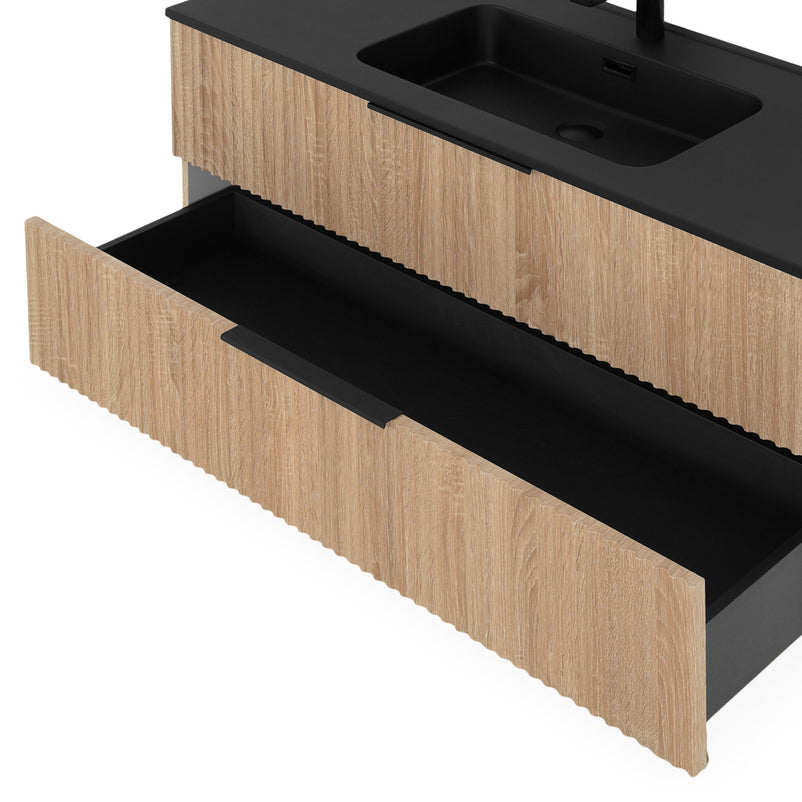 HORIK Set mobilier baie, mască lavoar și lavoar compozit