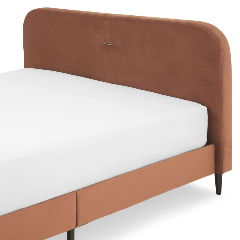 CORNING Pat tapițat, 160x200cm, somieră inclusă