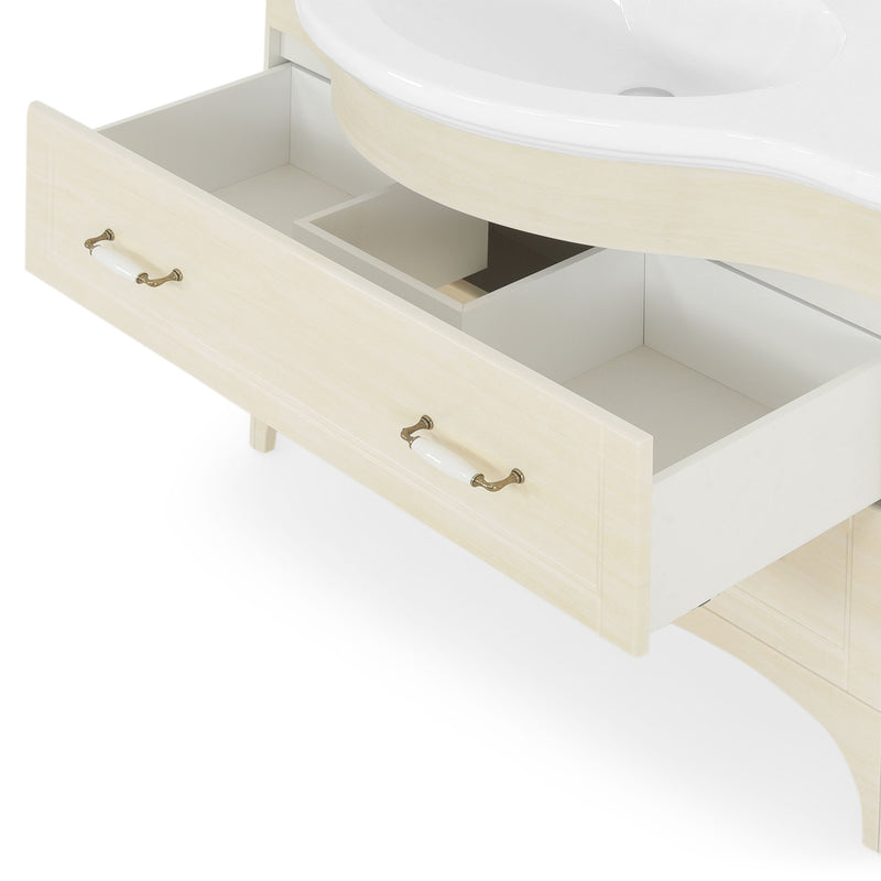 NAPLES Set mobilier baie, mască lavoar și lavoar