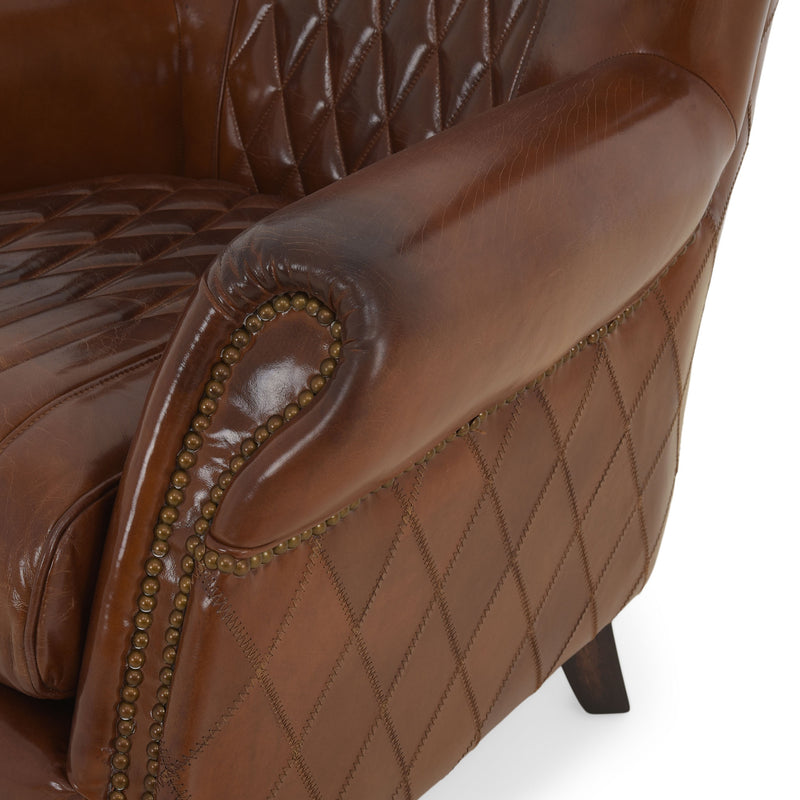 HOOPER Fotoliu, piele