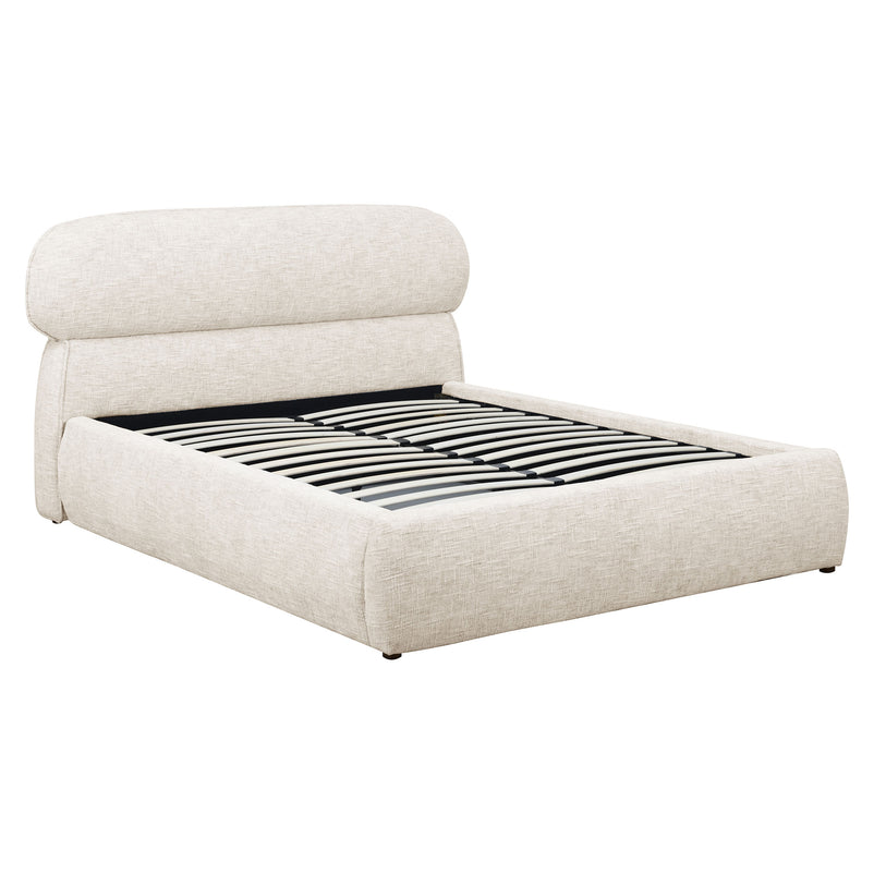 GRETA Pat tapițat, 160x200cm, somieră rabatabilă și ladă depozitare incluse