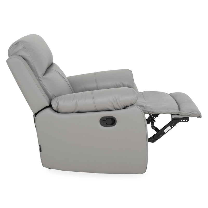 HUDSON Fotoliu, recliner manual, piele naturală