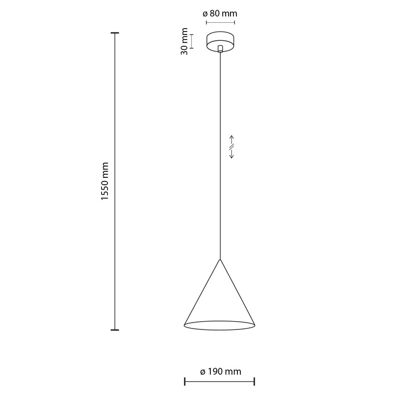 CONO Pendul 1x15W E27