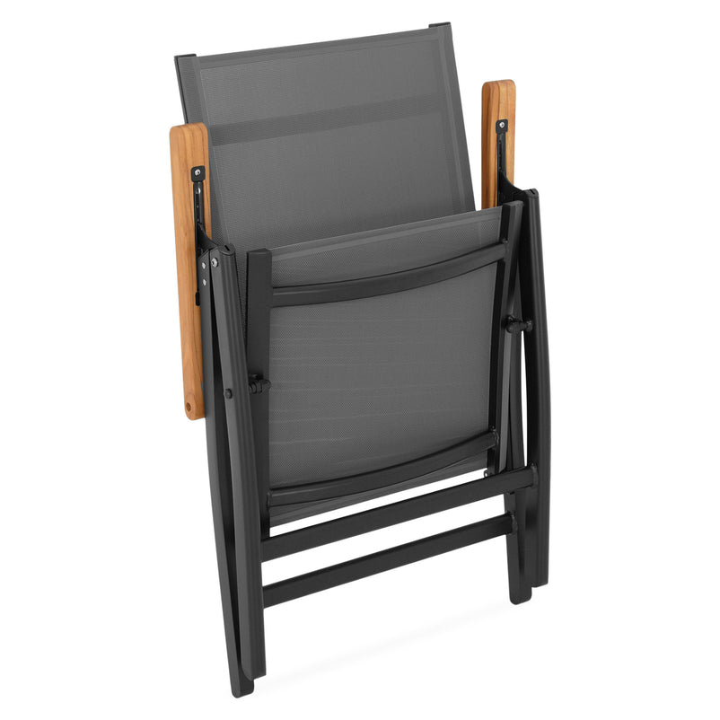 EASY Scaun cu spătar reglabil și pliabil exterior